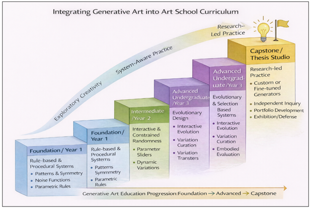 Curriculum Progression Diagram Visually Mapping Foundation