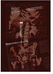 A poster with an x-ray of a human skeleton

Description automatically generated