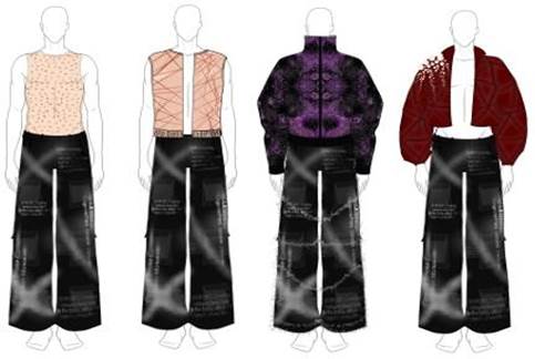 A collection of different colored jackets

Description automatically generated with medium confidence