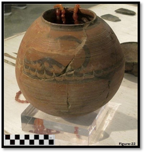 A close-up of a pot

Description automatically generated