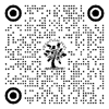 A black and white image of a tree with circles and a tree

Description automatically generated