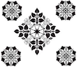 A black and white design

Description automatically generated