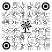A black and white image of a tree with circles and a tree

Description automatically generated