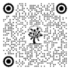 A black and white image of a tree with circles and a tree

Description automatically generated