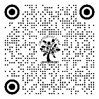 A black and white image of a tree with circles and a tree

Description automatically generated
