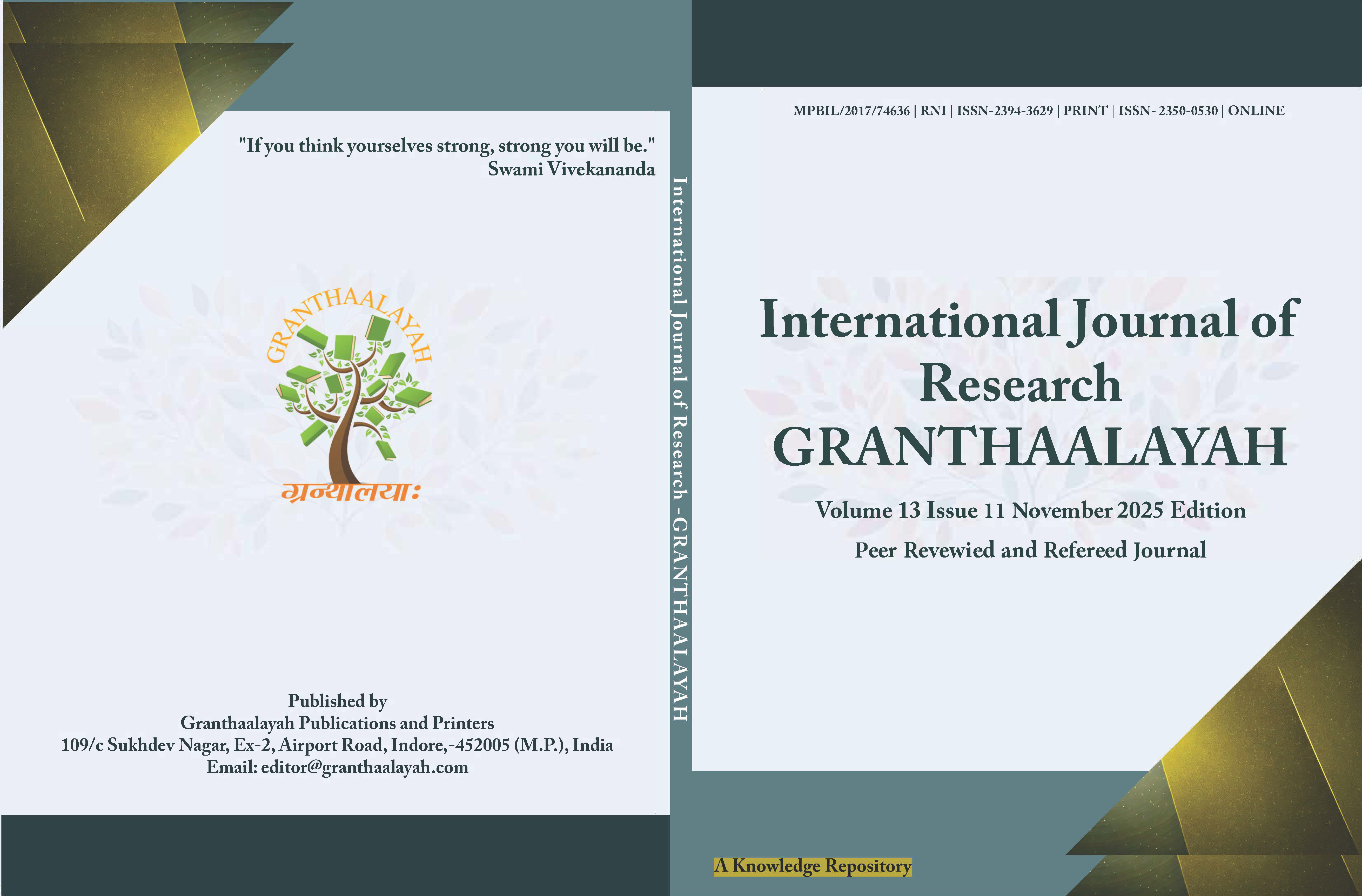 					View Vol. 13 No. 11 (2025): Volume 13 Issue 11 November 2025 Edition
				